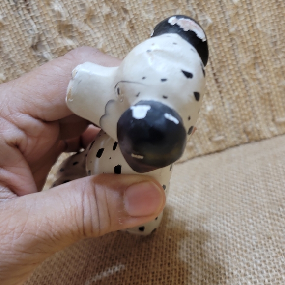 Vtg Wooden Shelf Sitting Dalmation Primitive Folk Art Handcrafted - Picture 8 of 8